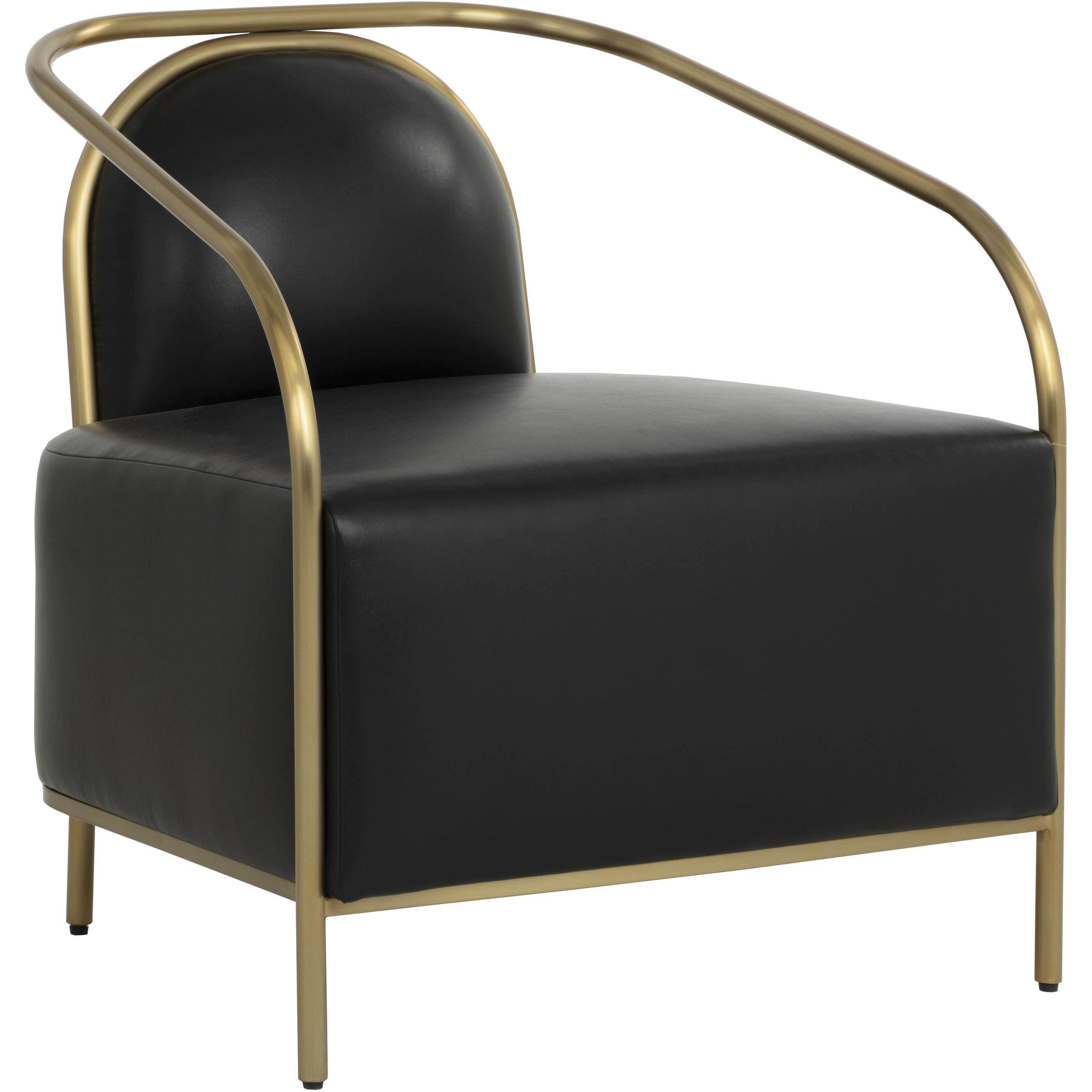 Cicero Cantina Black Lounge Chair